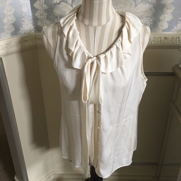 Antonio Melani Tie Front Blouse Beauty - Picture 1 of 4